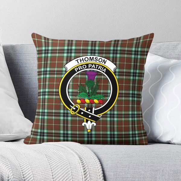 Thomson Hunting Modern Tartan Crest Pillow Cover Discount