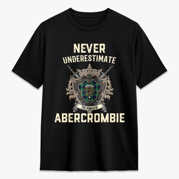 Abercrombie Tartan Crest 2D T-shirt - Never Underestimate Style Online now