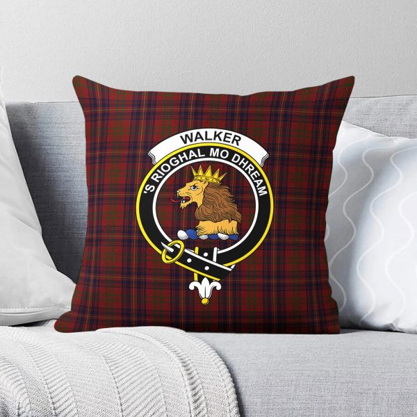 Walker Tartan Crest Pillow Cover Online Sale