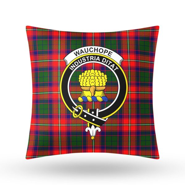 Wauchope (or Waugh) Tartan Crest Pillow Cover For Discount - Image 3