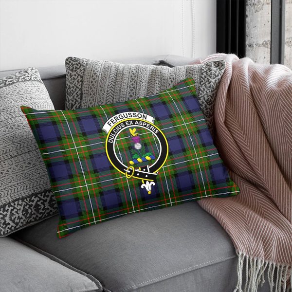 Fergusson Modern Tartan Crest Pillow Cover Online Sale - Image 5