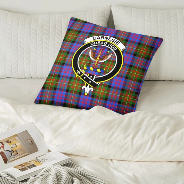 Carnegie Ancient Tartan Crest Pillow Cover Supply - Image 2