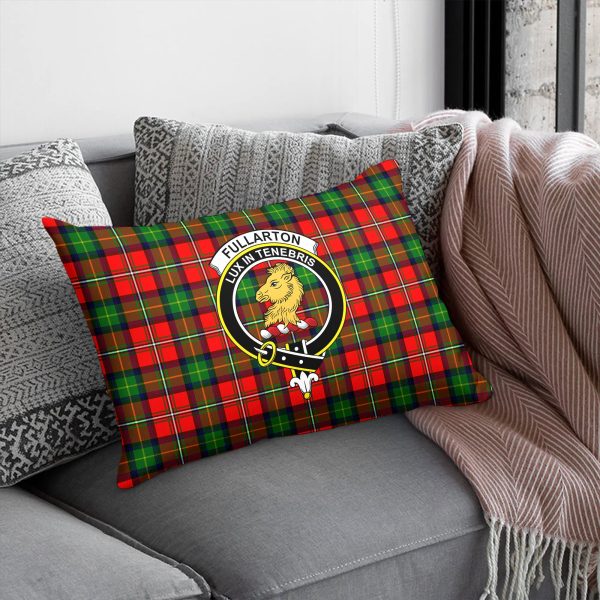 Fullarton Tartan Crest Pillow Cover Sale - Image 5
