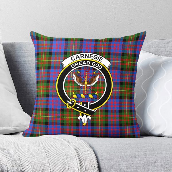 Carnegie Ancient Tartan Crest Pillow Cover Supply