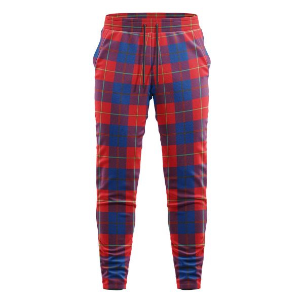Galloway Red Tartan Sweatpants Sale - Image 2