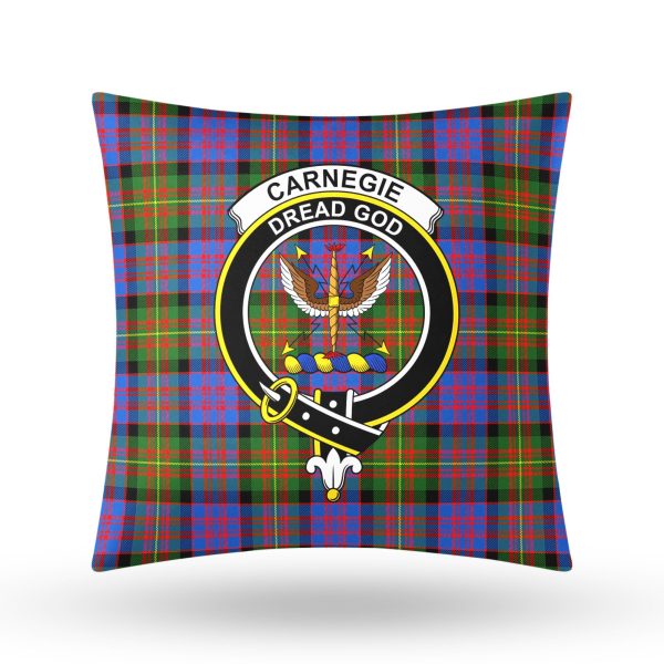 Carnegie Ancient Tartan Crest Pillow Cover Supply - Image 3